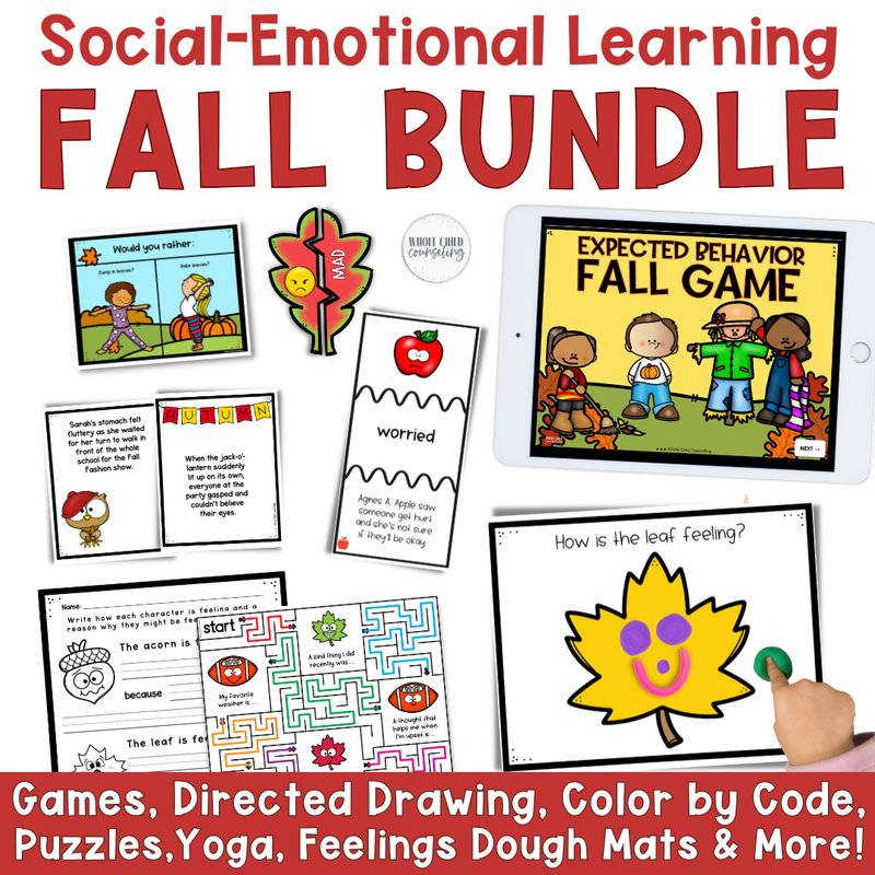 Social-Emotional Learning and Counseling Fall Bundle