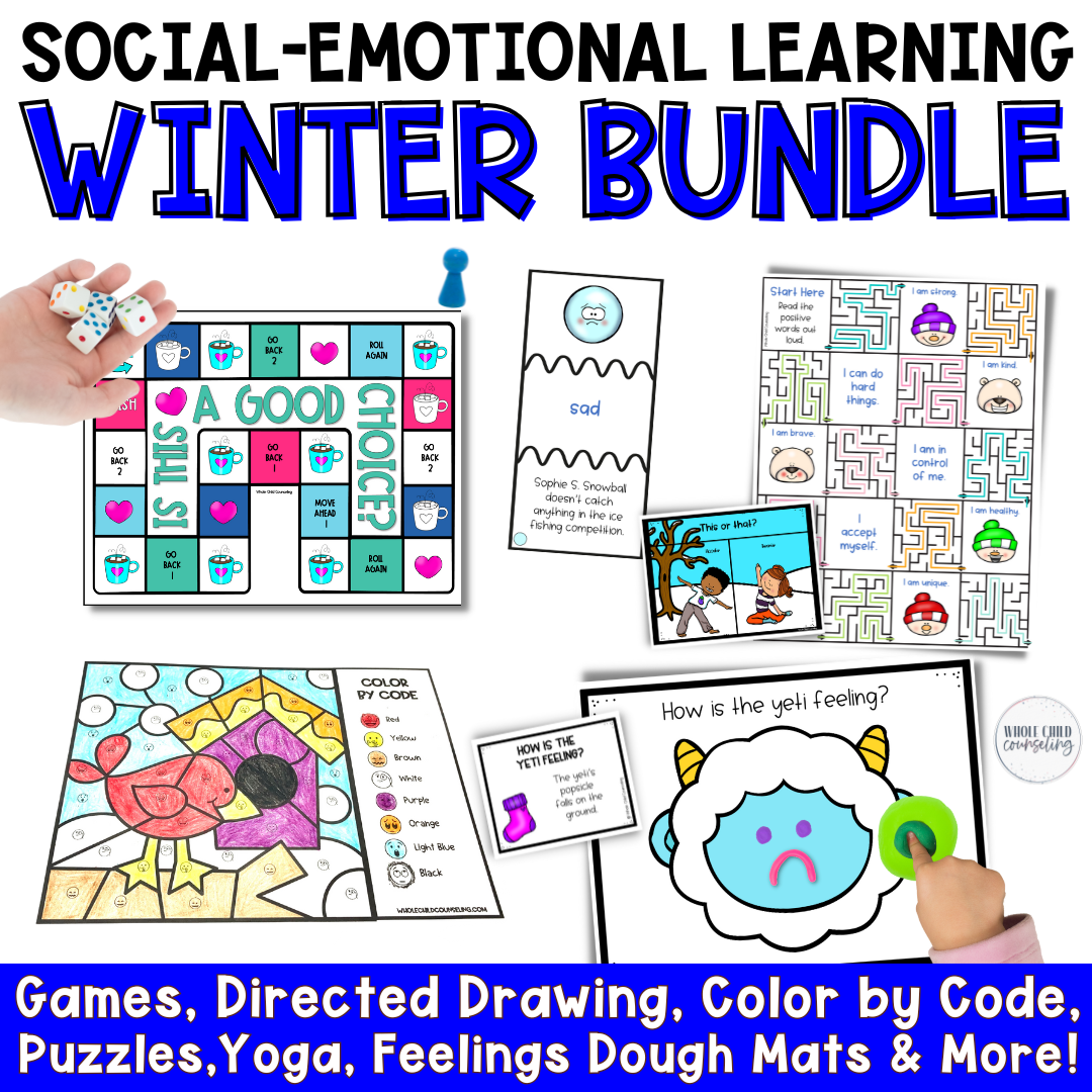 Winter Counseling and Social-Emotional Learning Bundle