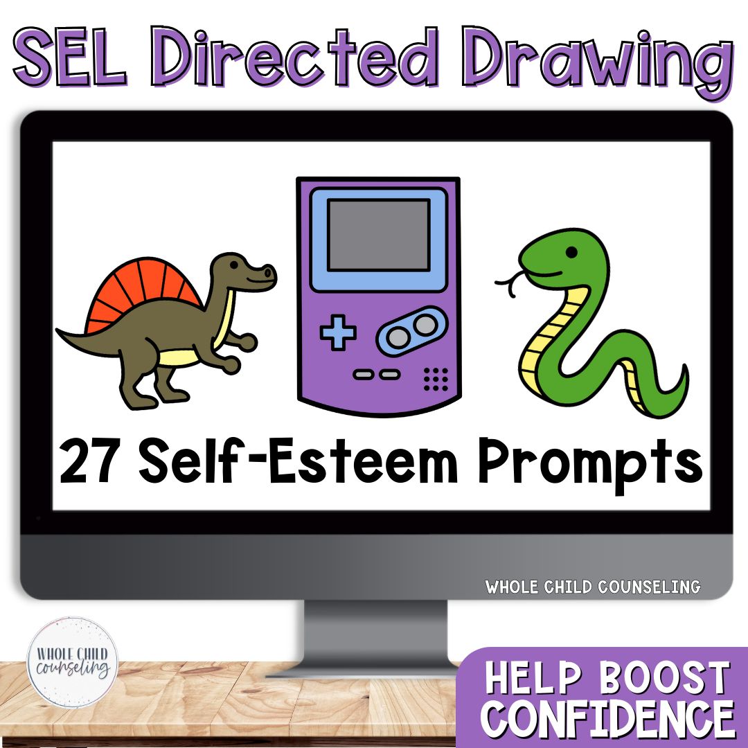 Self Esteem SEL Directed Drawing Set 3