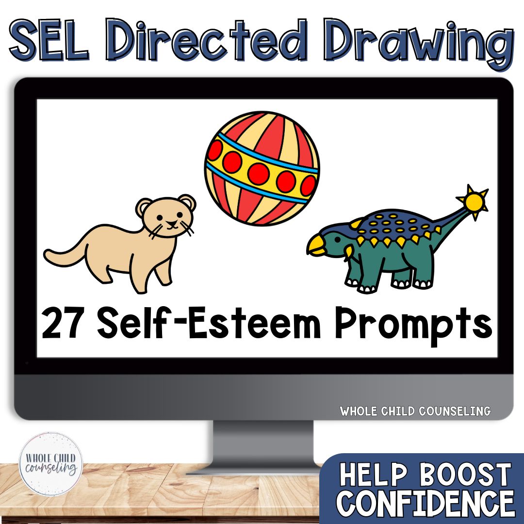 Self Esteem SEL Directed Drawing Set 2