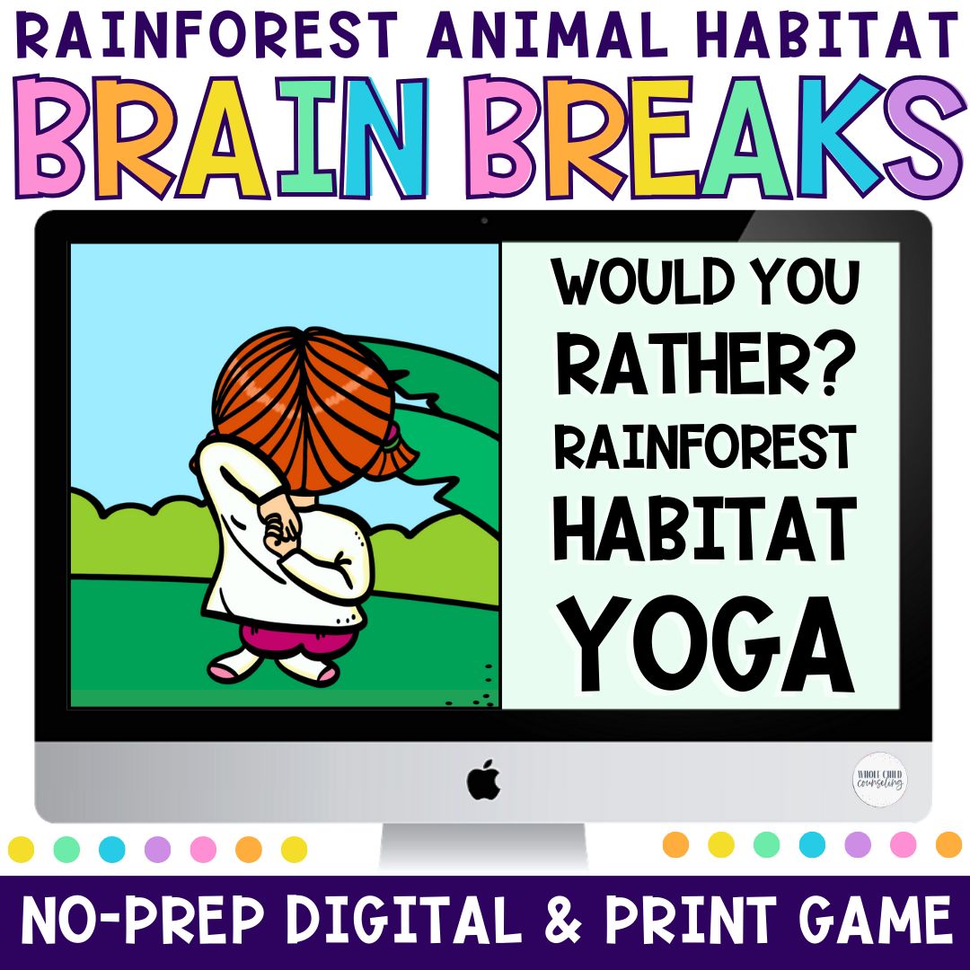 Rainforest Habitat Would You Rather Yoga Game
