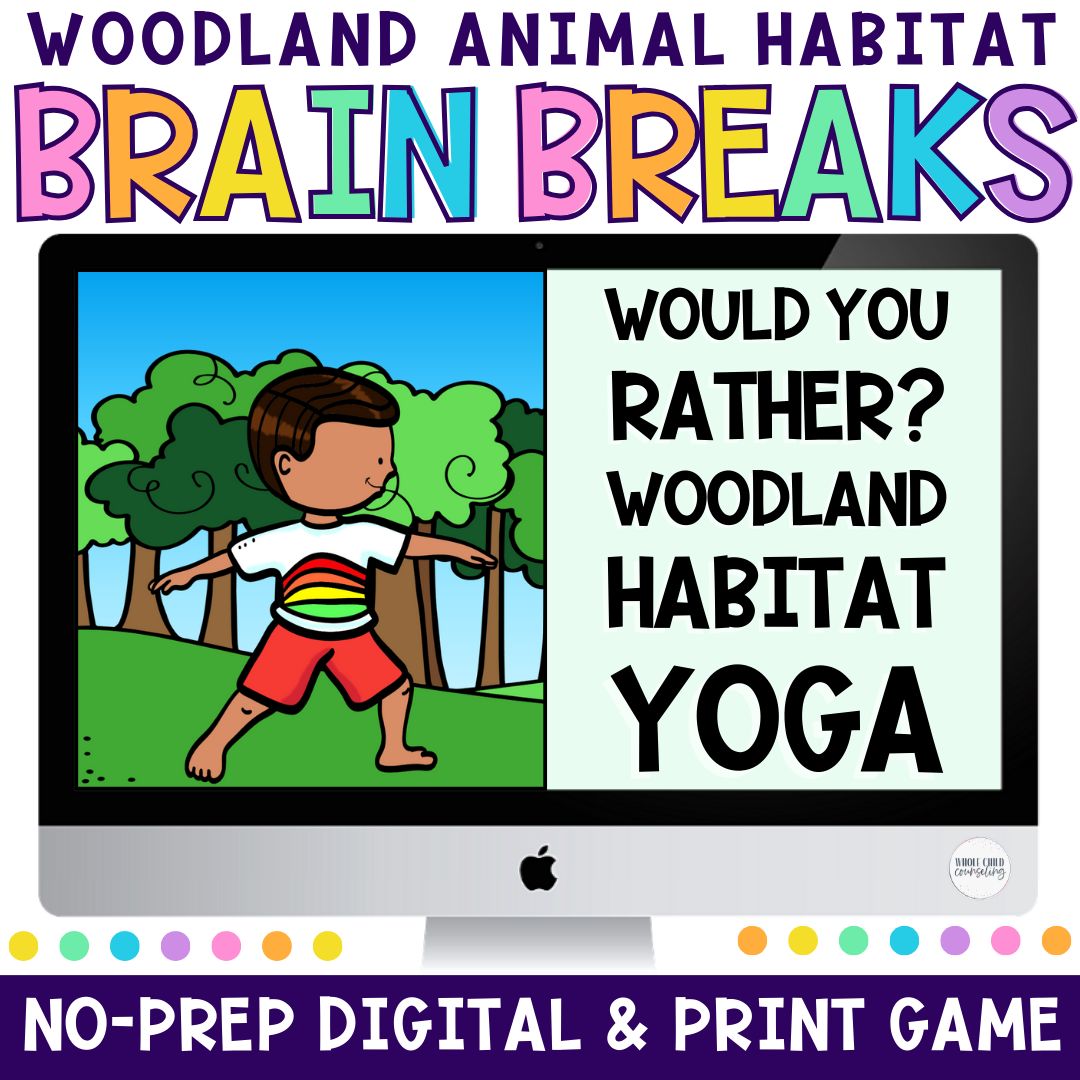 Woodland Habitat Would You Rather Yoga Game