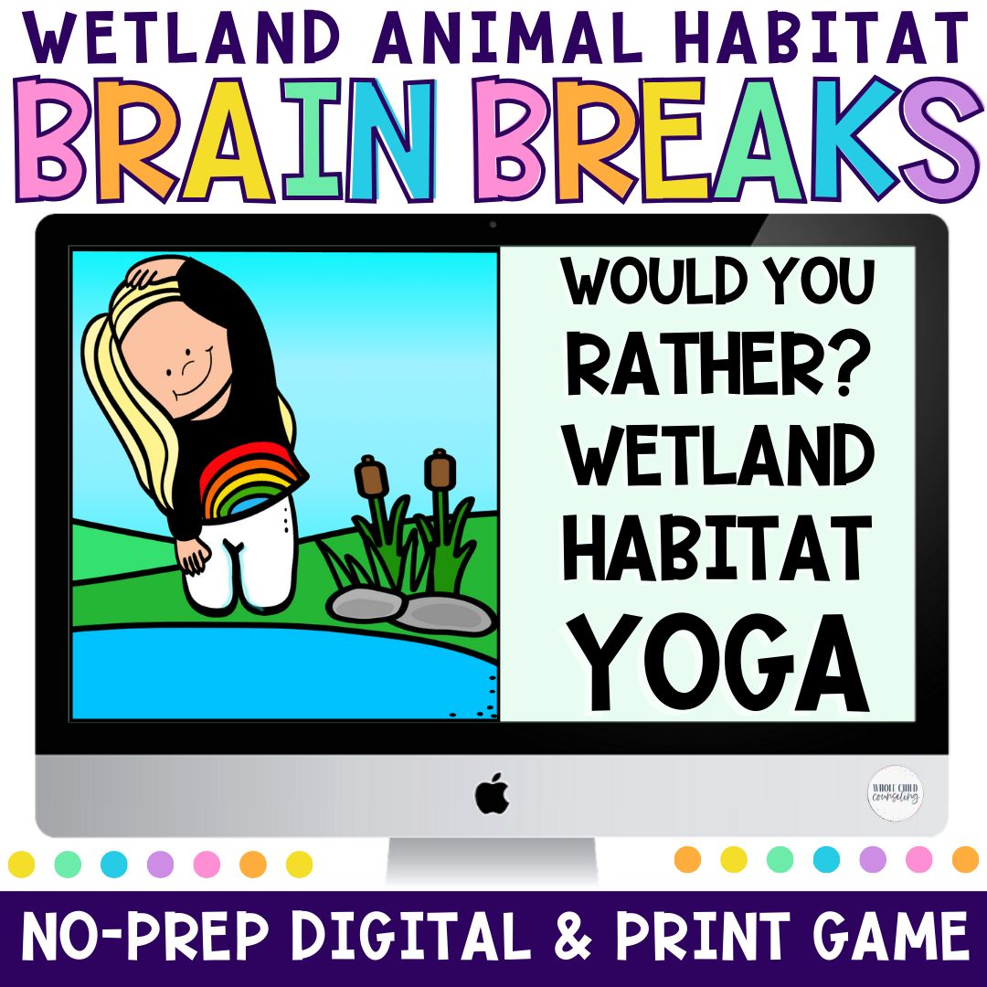 Wetland Habitat Would You Rather Yoga Game