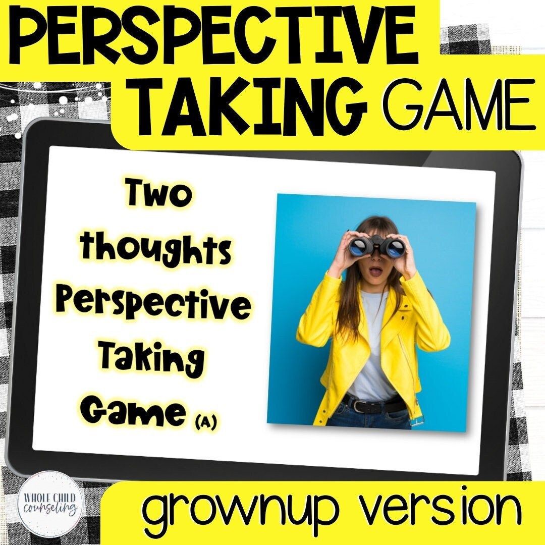 Two Thoughts Perspective Taking Game: Grownup Version