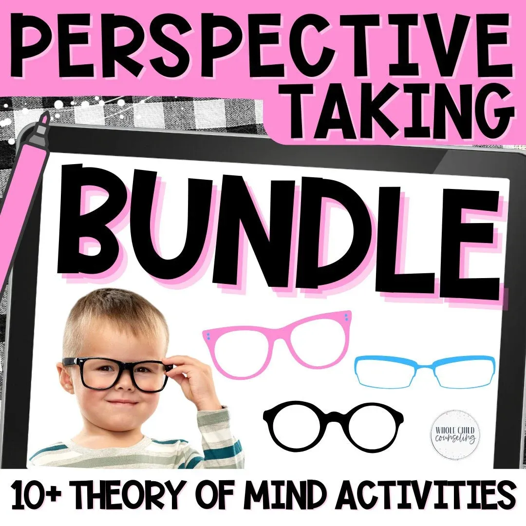 Perspective Taking &amp; Theory of Mind Social Skills Kids Activity Bundle