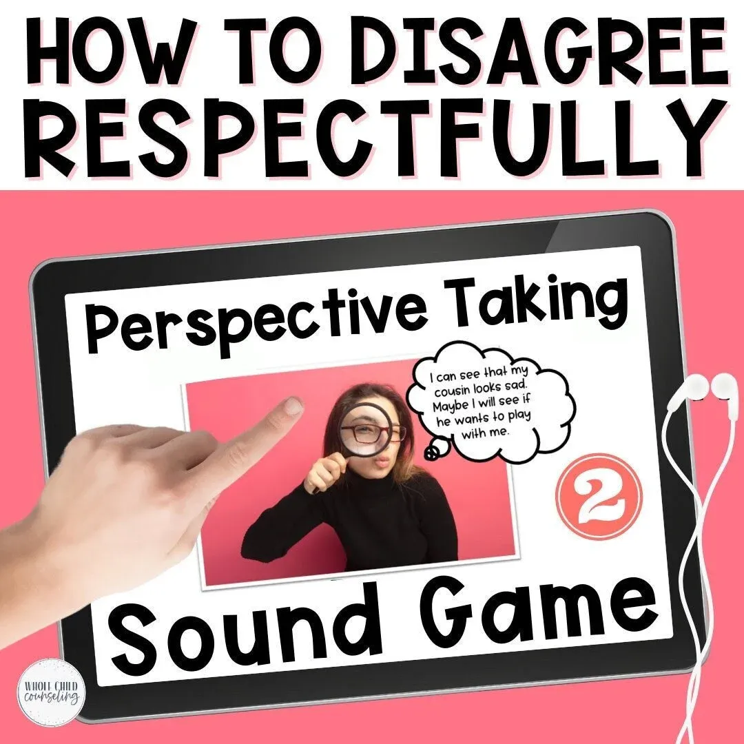 Respectfully Disagree Perspective Taking Sound Game Set #2