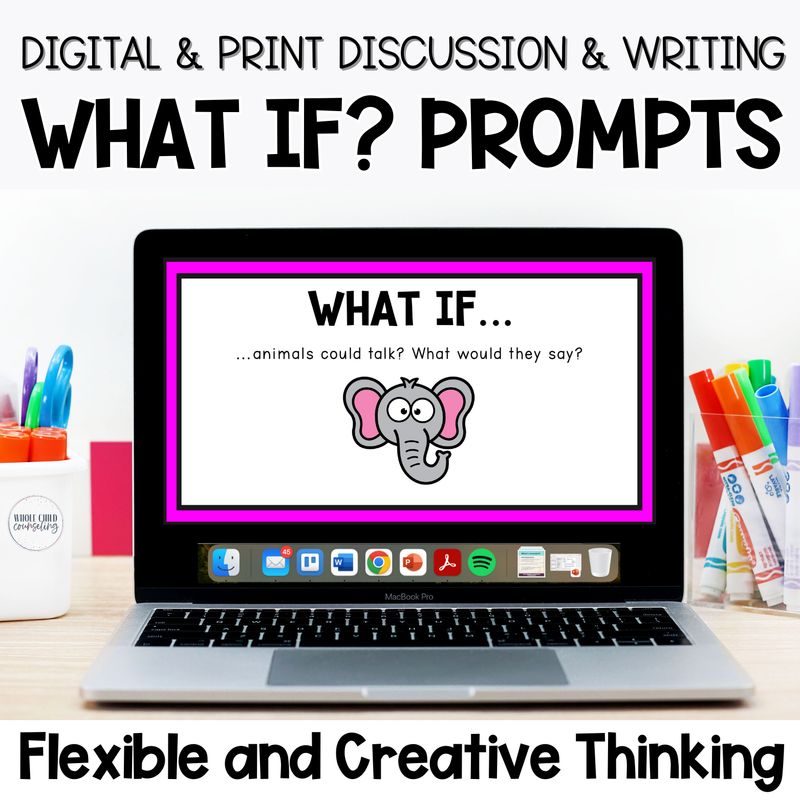 Creative Thinking What If Prompts for Writing and Discussion