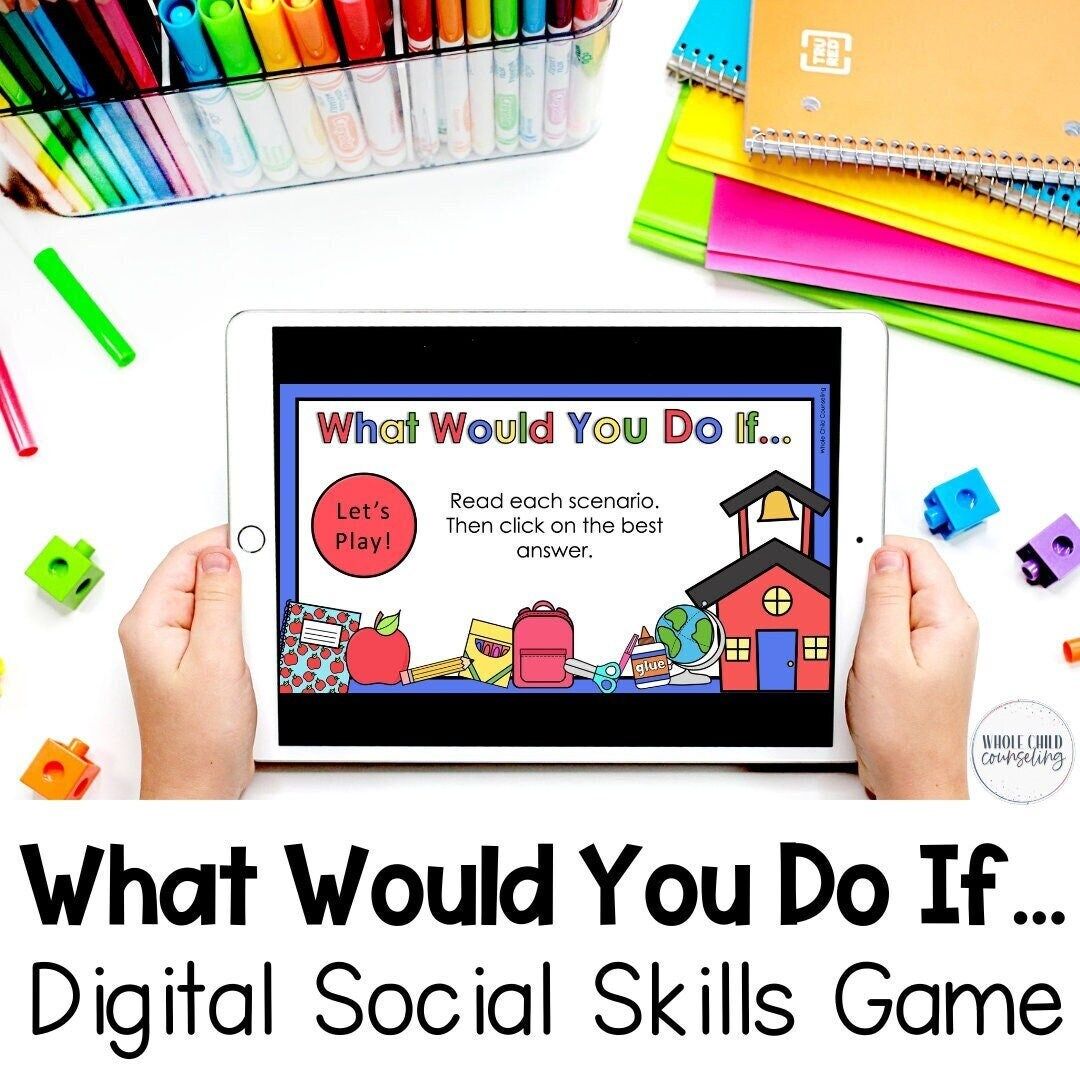 What Would You Do If...? Behavior Choice Digital Social Skills Game Show