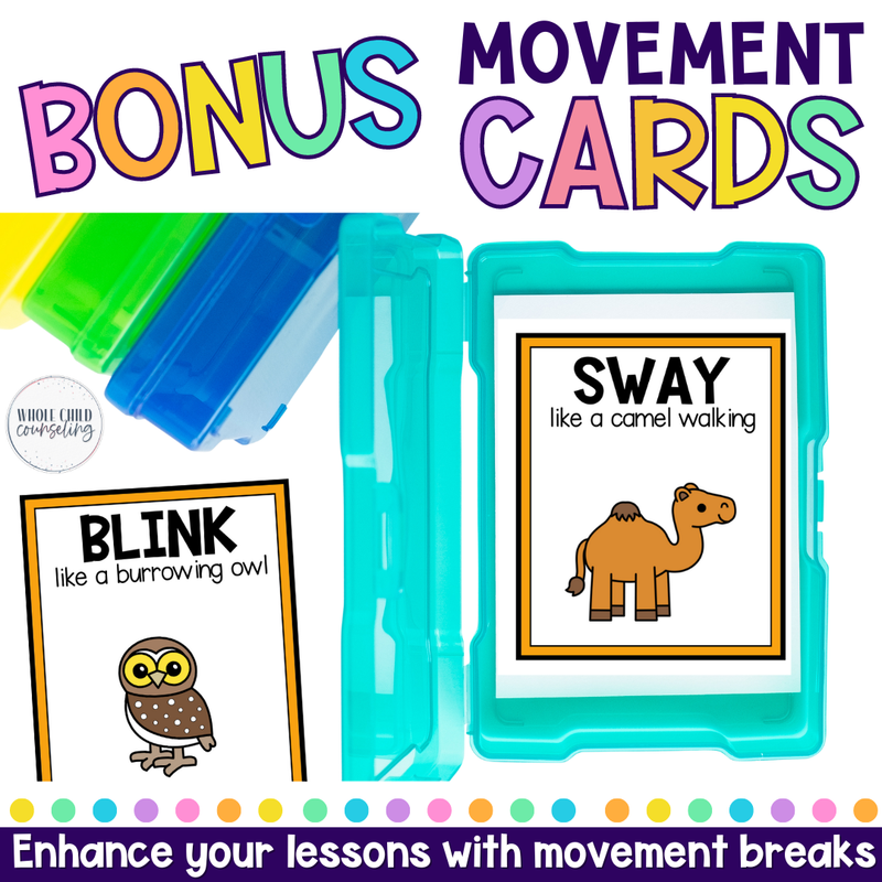 Creative Movement Yoga Games Animal Habitat Bundle