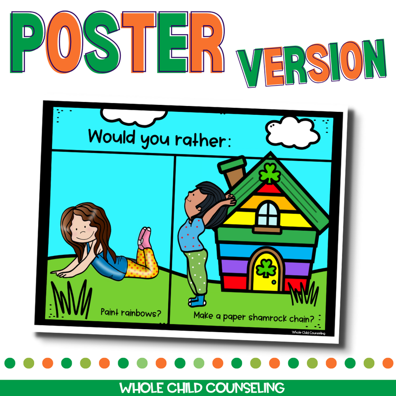 St. Patrick's Day Would You Rather Yoga Game