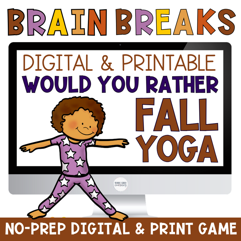 Autumn and Fall Would You Rather Yoga Game