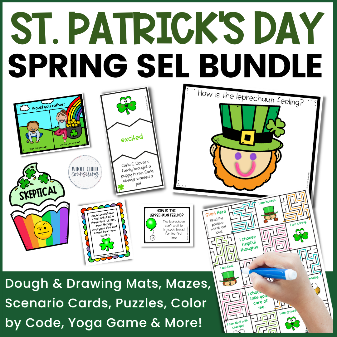 St. Patrick's Day Spring Counseling and SEL Bundle