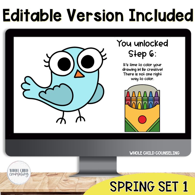 Spring SEL Directed Drawing Set 1