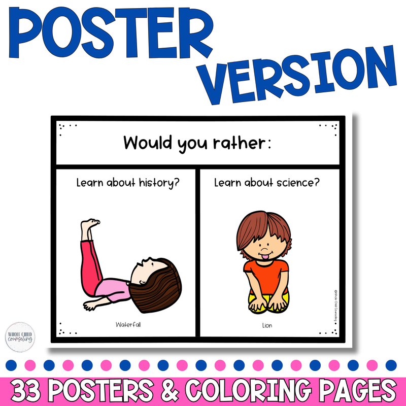Yoga Would You Rather Game Set 5