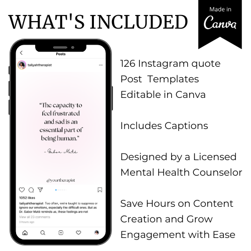 4:5 Size Instagram Posts Editable Quotes Canva Templates Social Media Marketing