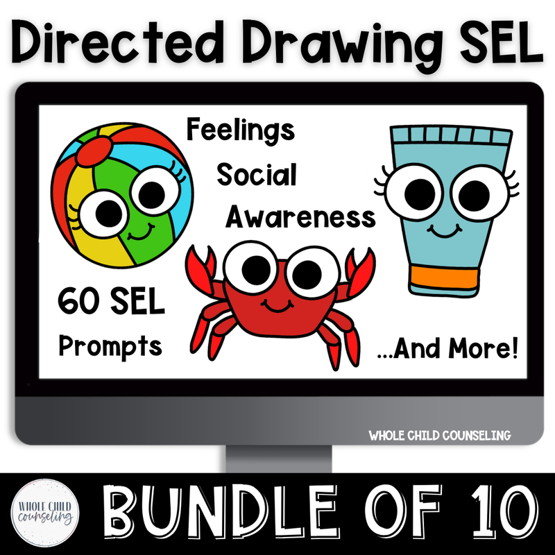 Summer SEL Directing Drawing Activity Bundle Summer SEL Directing Drawing Activity Bundle