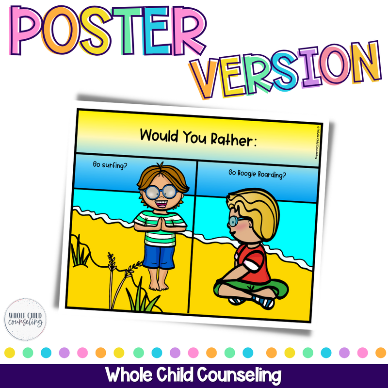Summer Would You Rather Yoga Game: Kids Brain Breaks