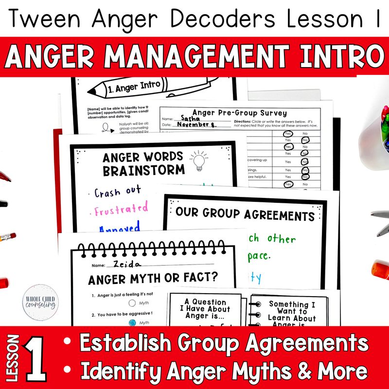 Introduction to Anger Management Group Counseling for Middle and High Schoolers