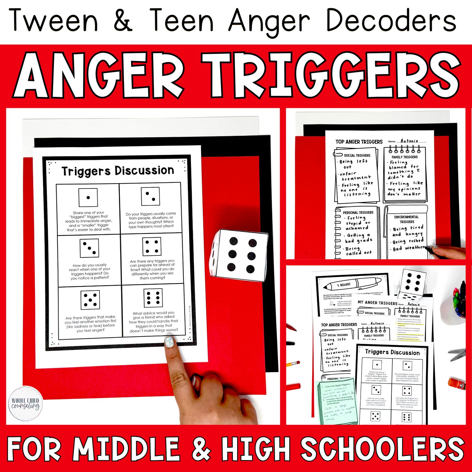 Identifying Triggers: Anger Management Worksheets and Strategies to Calm Anger
