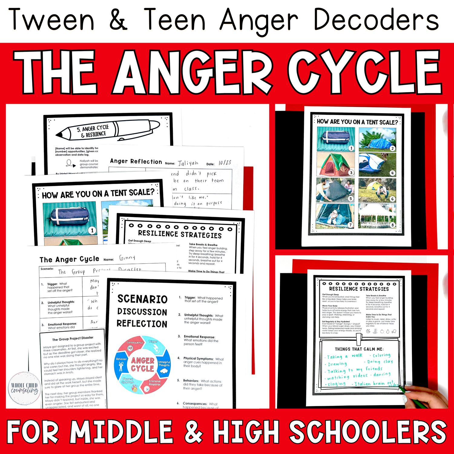 Manage the Anger Cycle with Resilience Activities