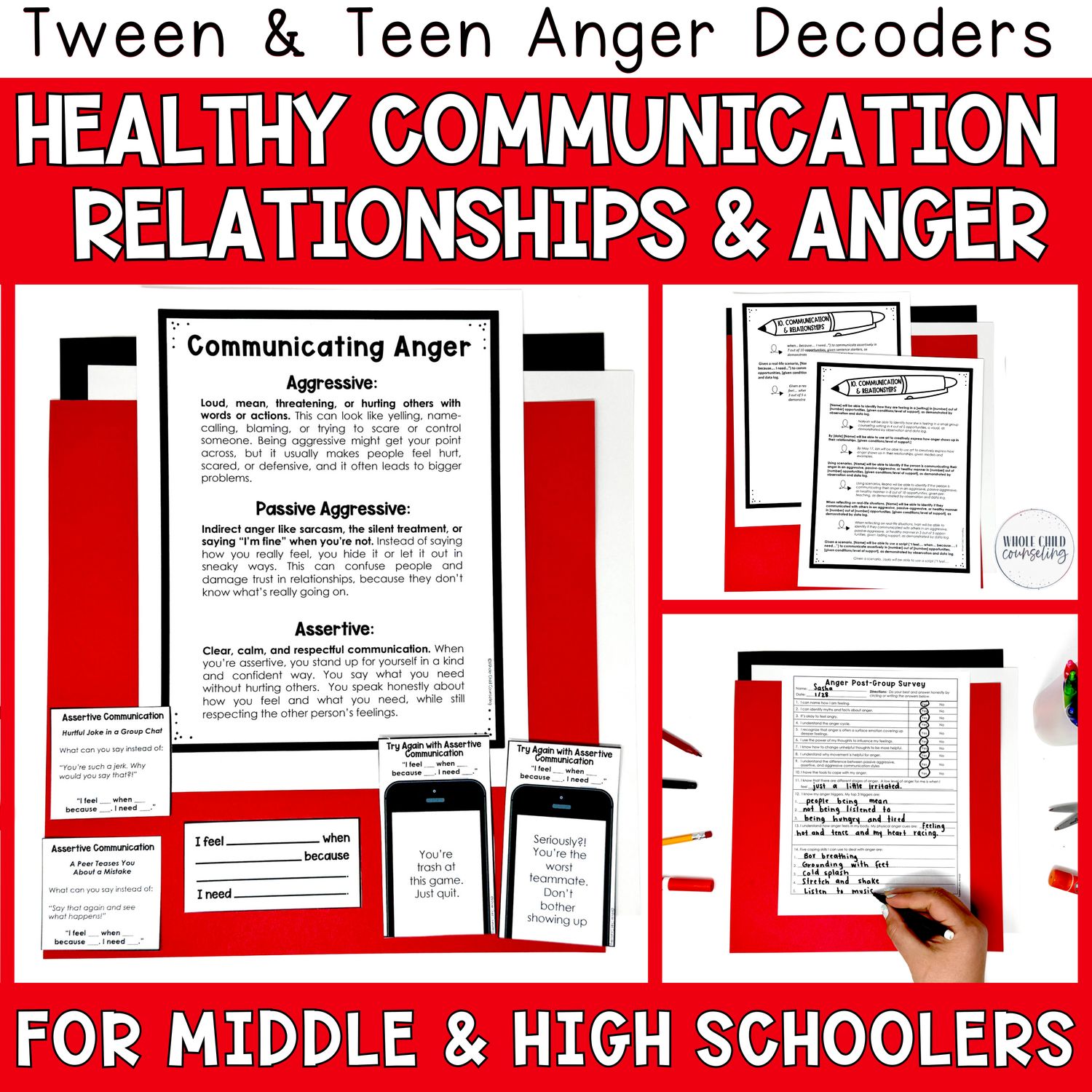 Assertive Communication Teen Anger Tools: Assertiveness, Passive or Aggressive?