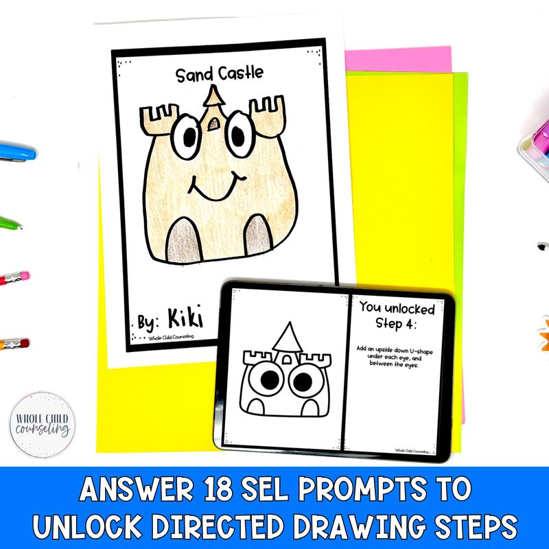 Summer SEL Directed Drawing Activity Set 3