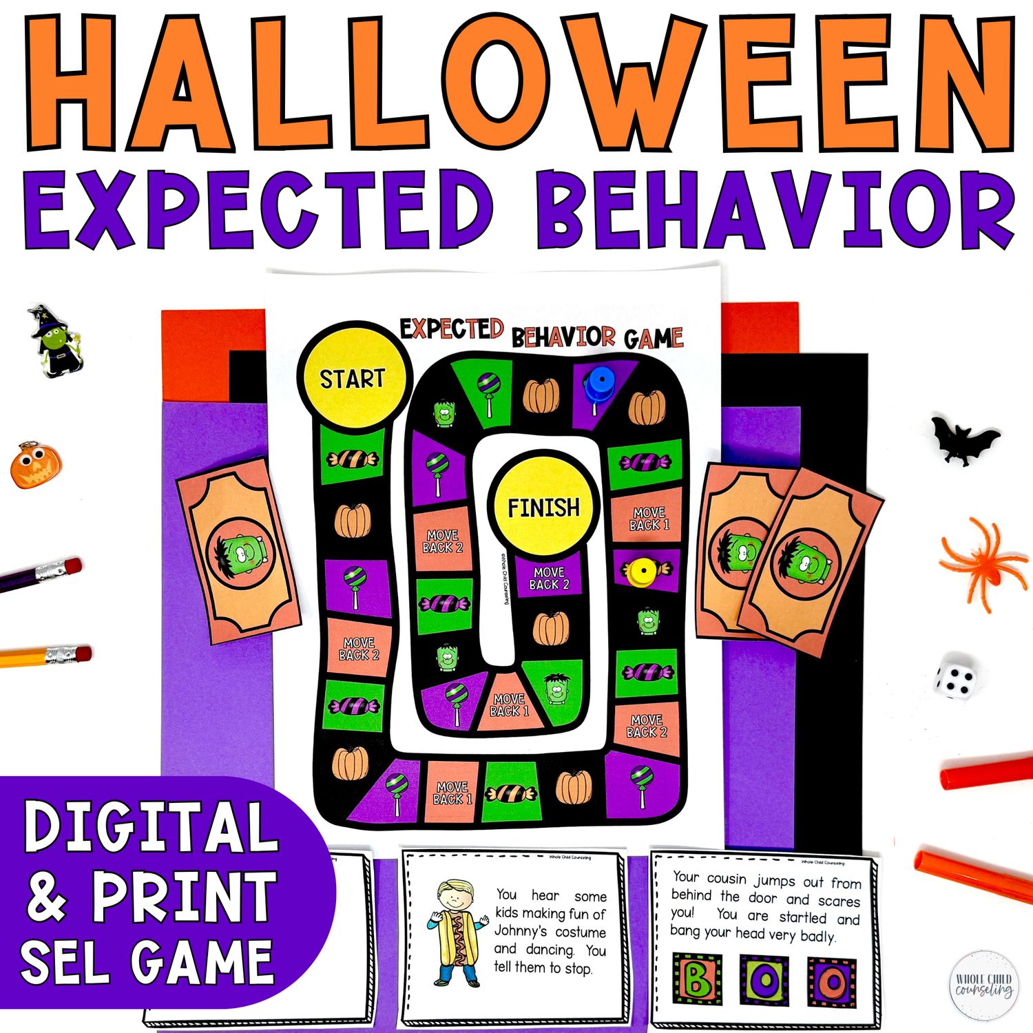 Halloween Expected vs. Unexpected Behavior Game