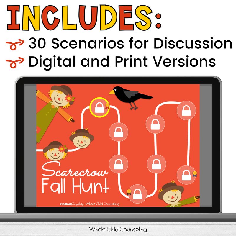 Fall Expected vs. Unexpected Behavior Print and Digital Game