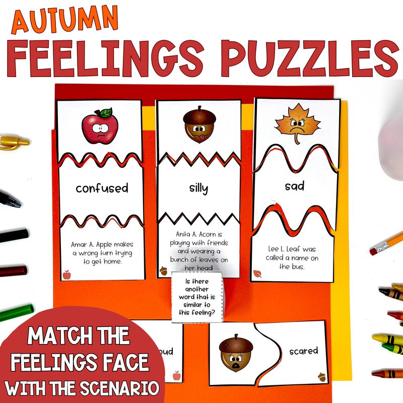 Fall and Autumn Feelings Puzzles