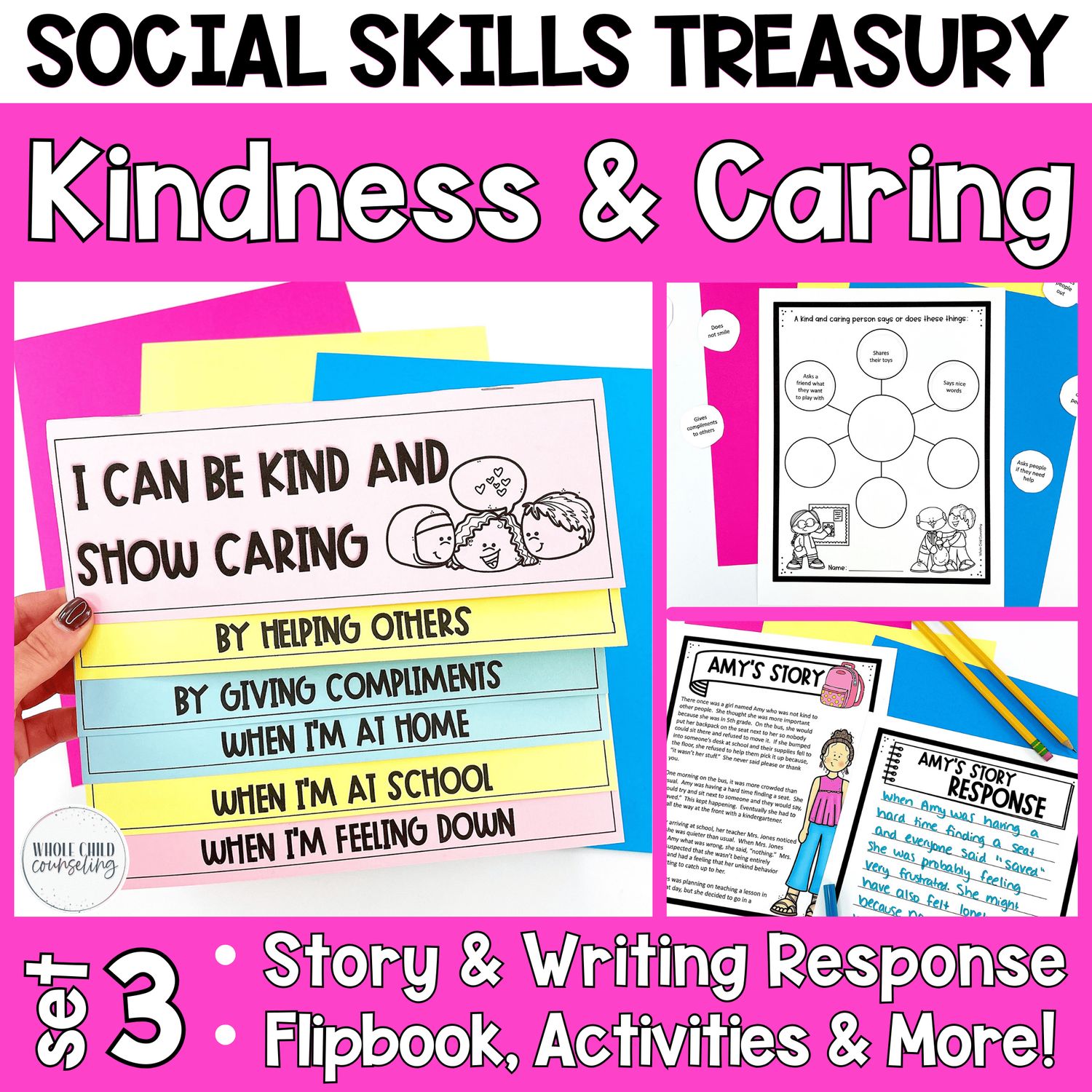 Teaching Kindness and Caring Activities Set 3