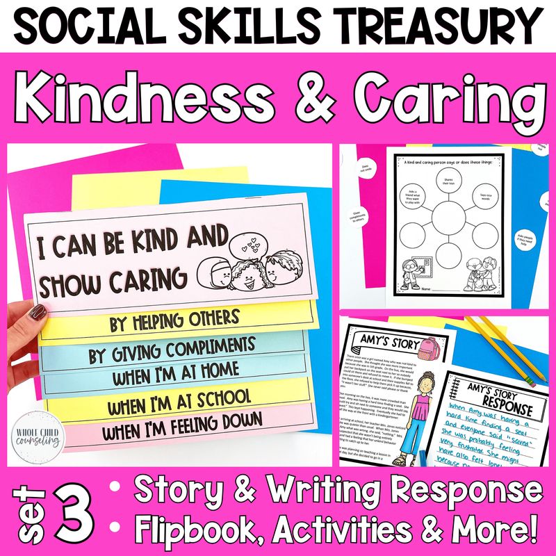 Teaching Kindness and Caring Activities Set 3