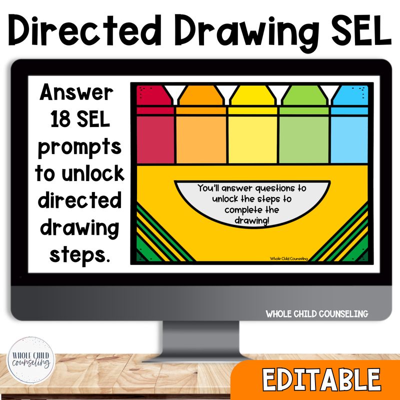 Directed Drawing Fall Set 3 Social Emotional Learning Activity