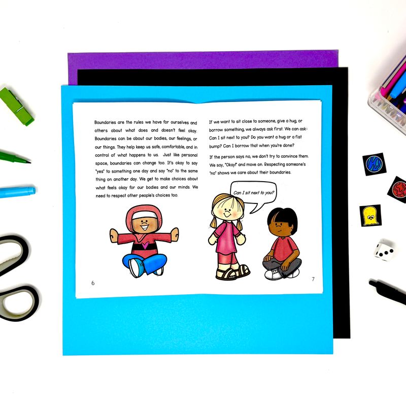 Personal Space and Boundaries Cooperative Game and Social Story