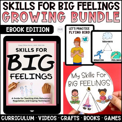 eBook GROWING BUNDLE: Super Ultimate Skills for Big Feelings, Bonus Bundle + All The Games and Supplements!