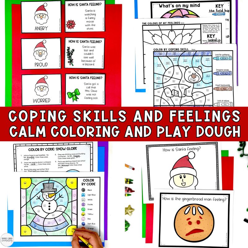 Christmas SEL and Counseling Activities Bundle
