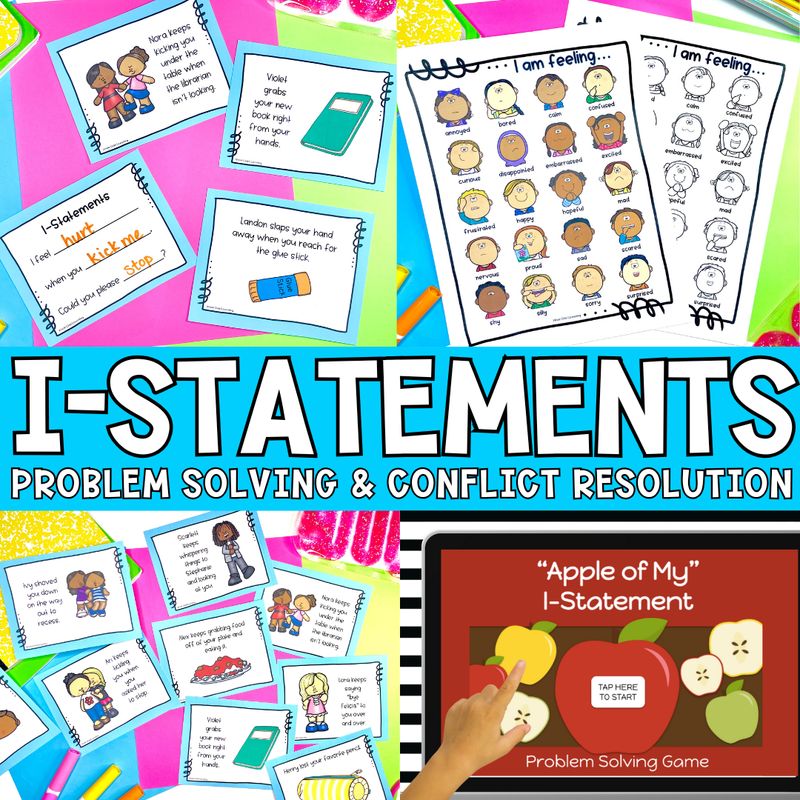 I-Statements Problem Solving and Conflict Resolution Game