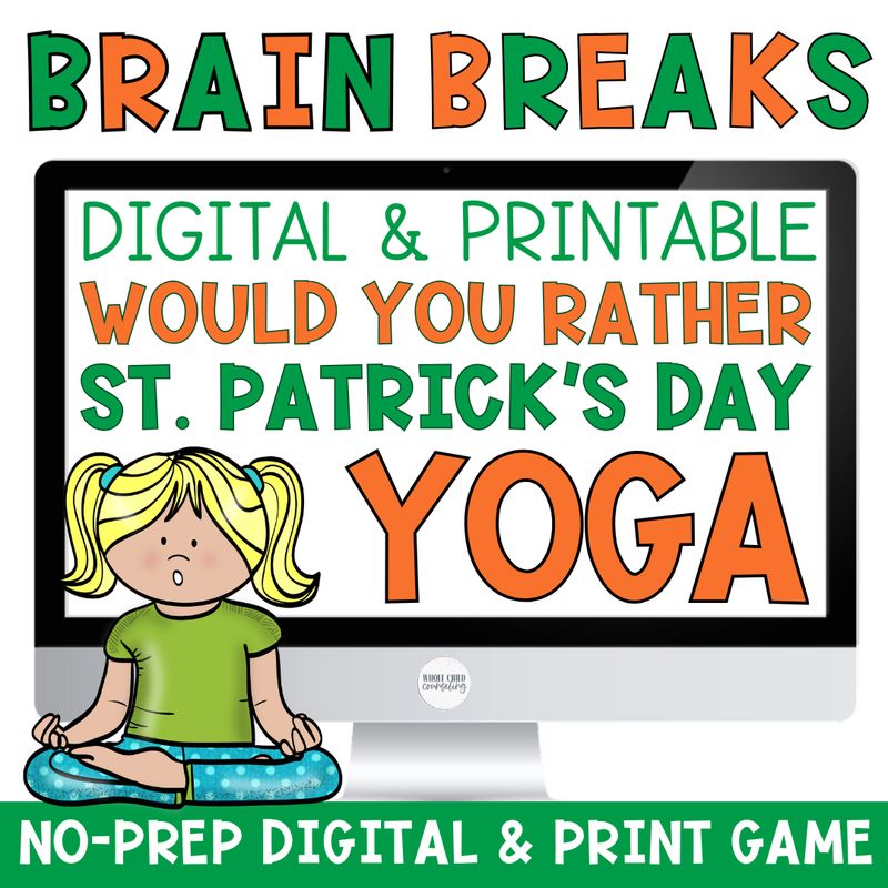 St. Patrick's Day Would You Rather Yoga Game