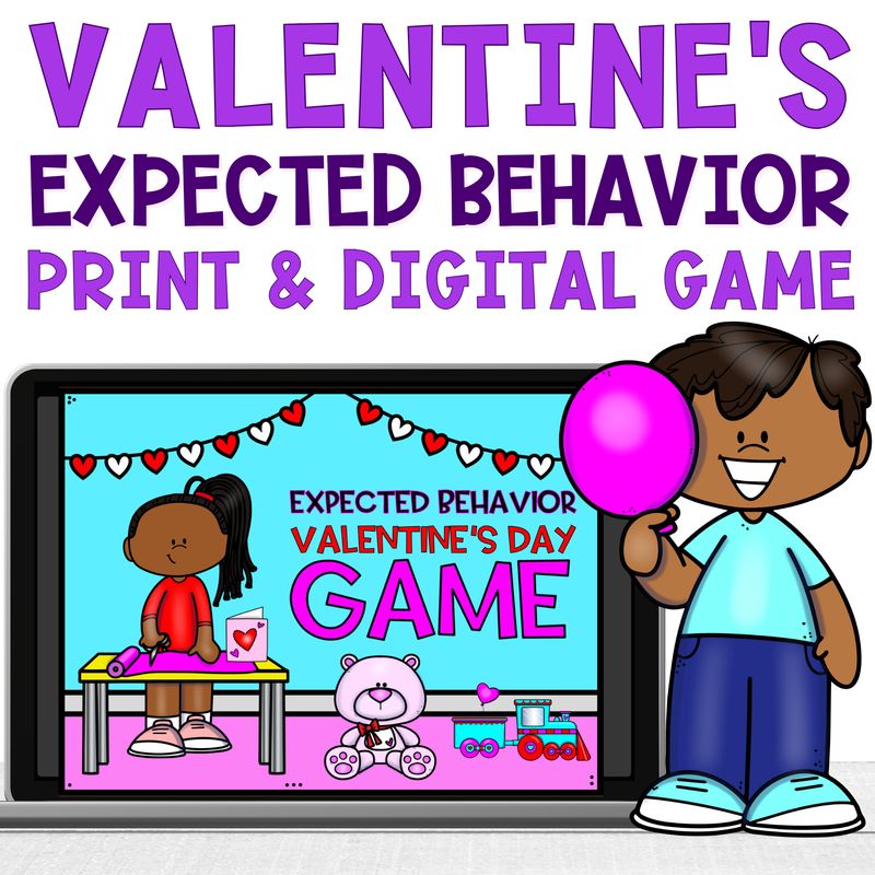 Valentine's Day Expected vs. Unexpected Behavior Game