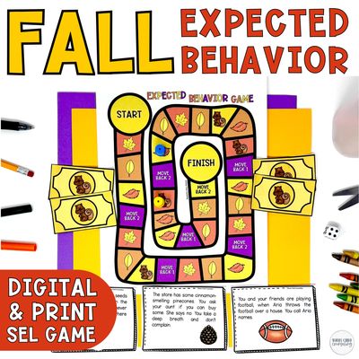 Fall Counseling &amp; SEL Activities Bundle | Elementary Social Emotional Learning