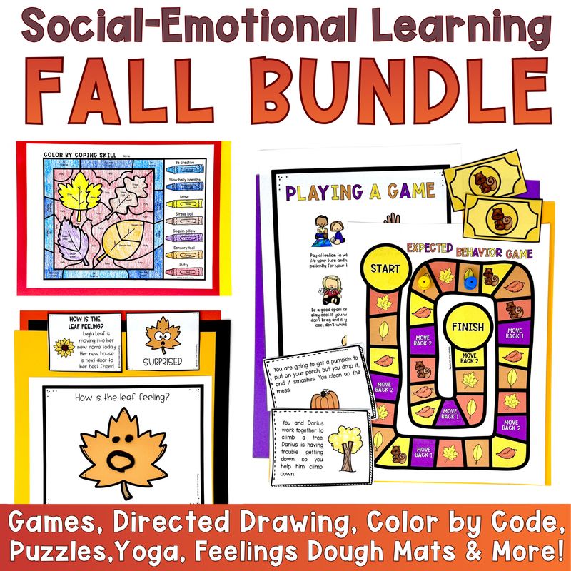 Social-Emotional Learning and Counseling Fall Bundle
