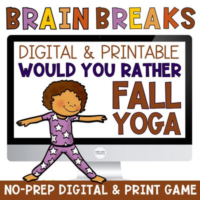 Autumn and Fall Would You Rather Yoga Game