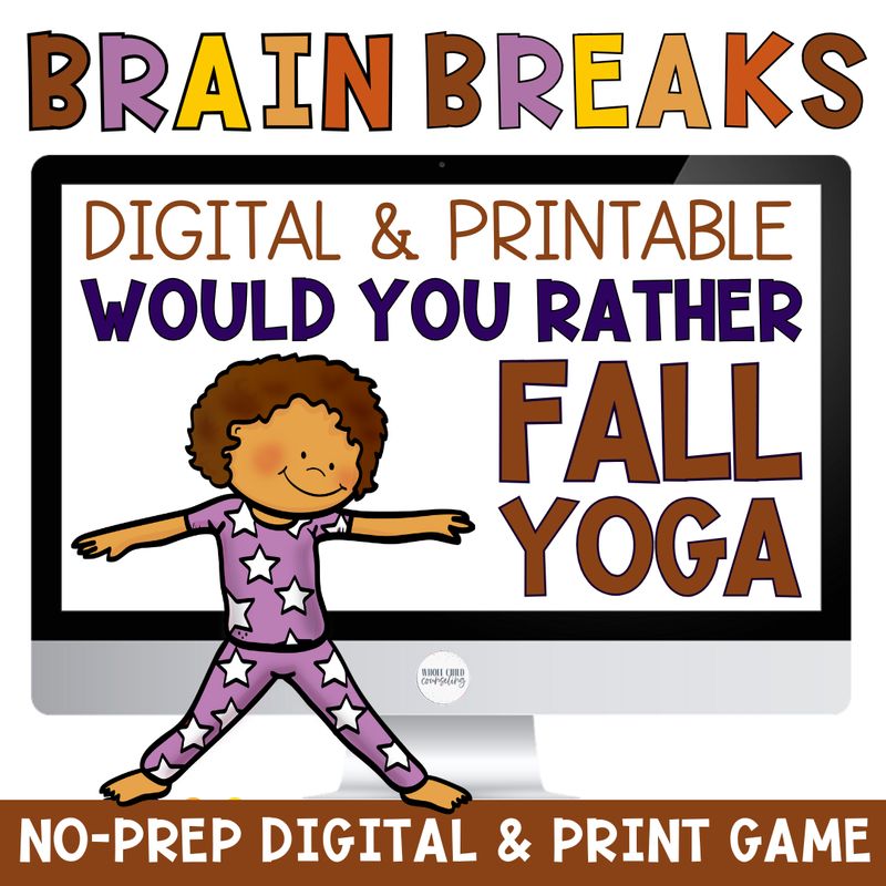 Autumn and Fall Would You Rather Yoga Game