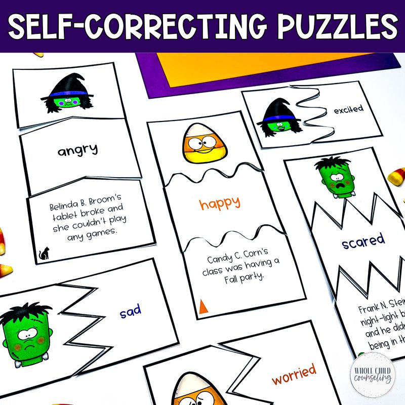 Halloween Feelings Puzzles
