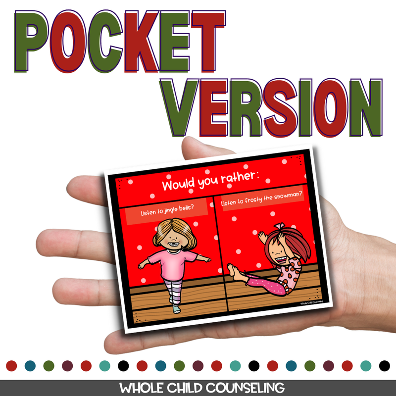 Christmas Would You Rather Yoga Game