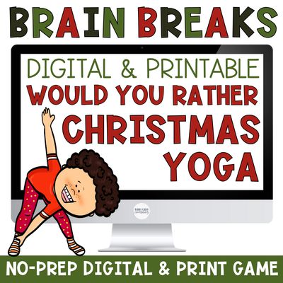 Christmas Would You Rather Yoga Game (Digital + Print)