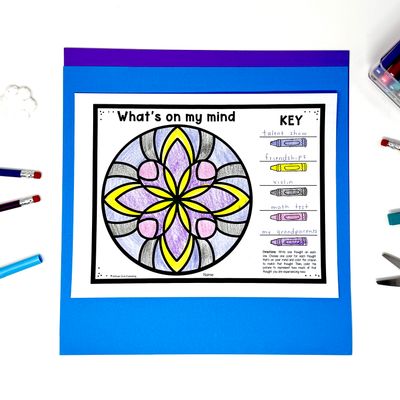 Winter Color by Code Feelings &amp; Coping Skills Bundle | 6 SEL Coloring Activities + Digital Games