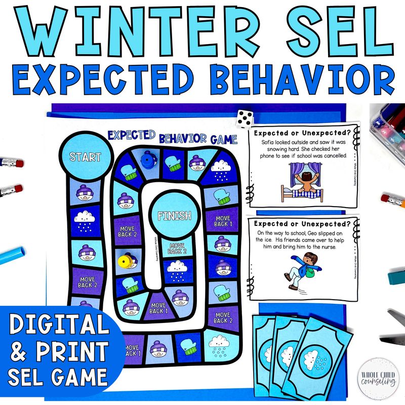 Winter Expected Behavior Print and Digital Game