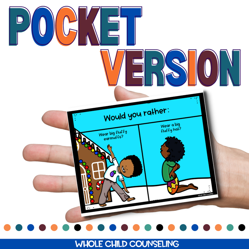Winter Would You Rather? Yoga Brain Breaks Yoga Game