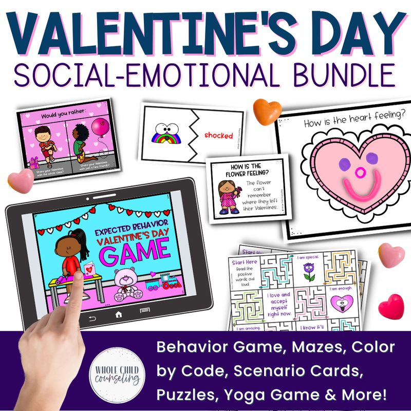Valentine's Day Social Emotional Learning Bundle