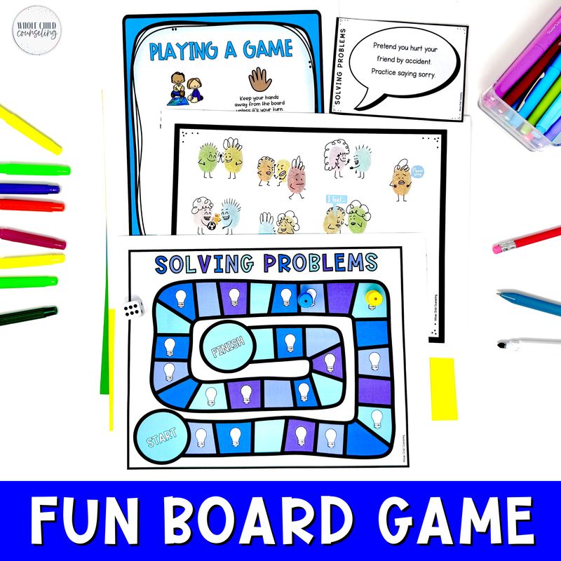 Fingerprint Friends: Teach Conflict Resolution &amp; Problem Solving Skills